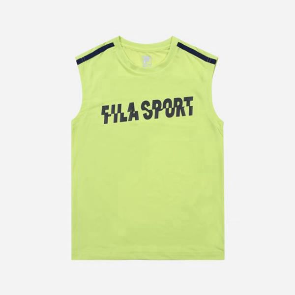 Fila Aurora Sleeveless Boy's T-Shirts - Green,NZ 890-15604